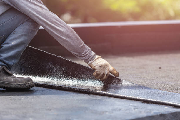 Professional Waterproofing technician working in Elbing, KS